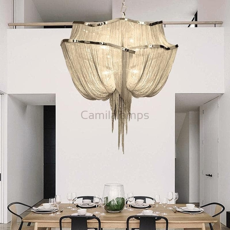 Alisa Aluminum  Double-Layer Chandelier