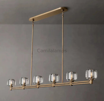 Demaret Double Linear Chandelier 72″