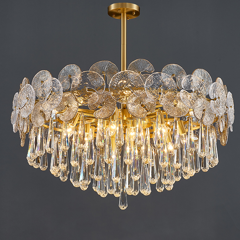 Silverdew Postmodern Crystal Chandelier - Ineffable Lighting