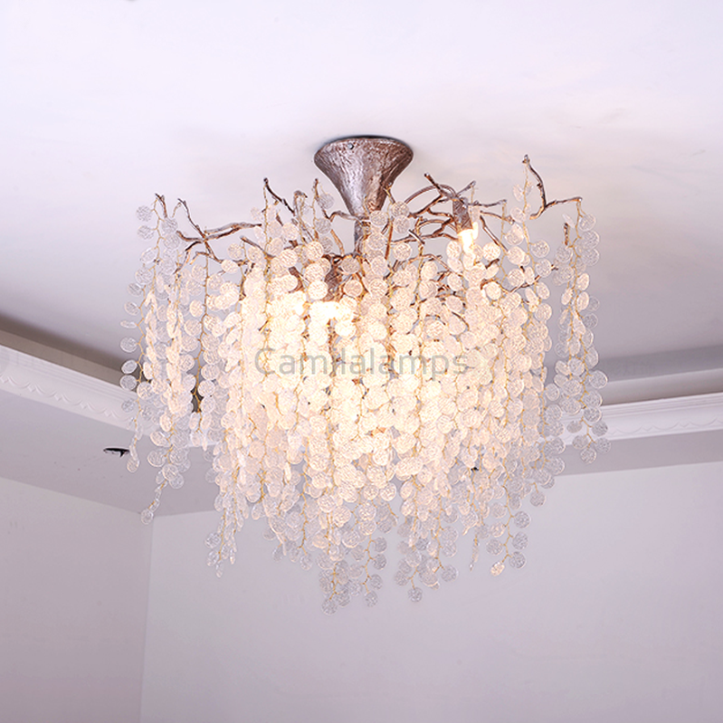 Ellie Modern Crystal Branch Chandelier - Ineffable Lighting