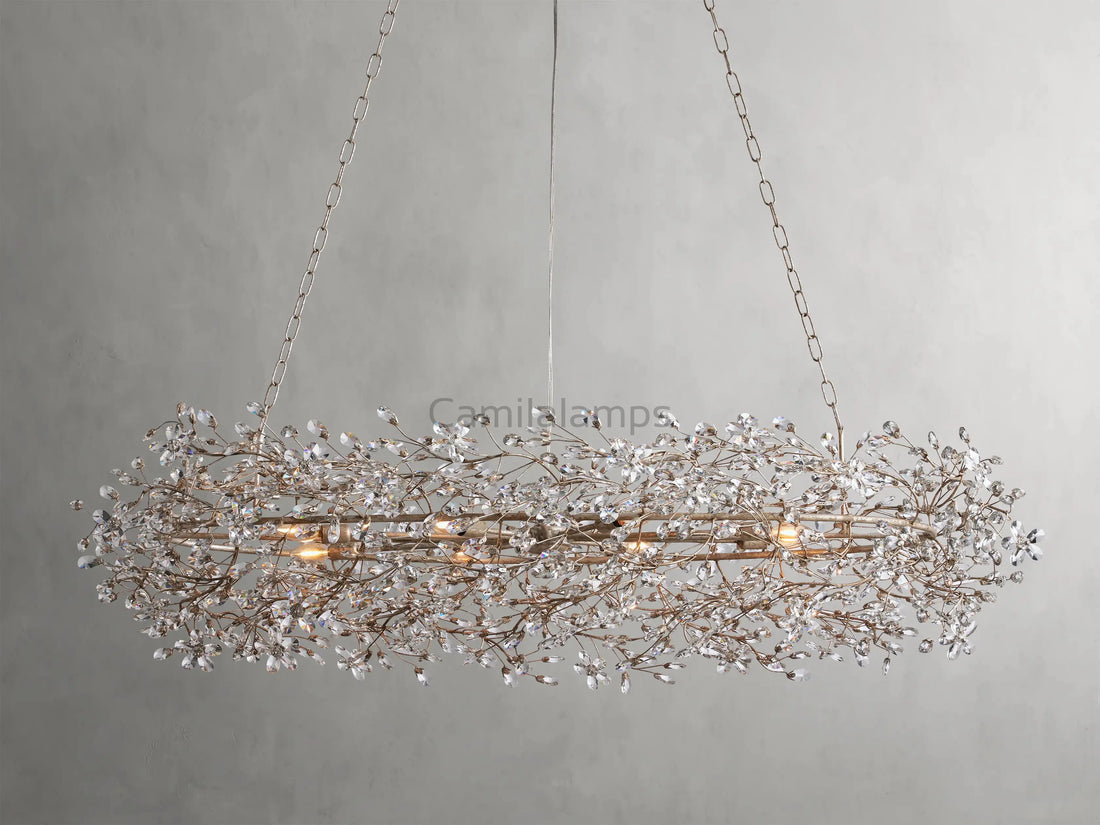 Fiore Oval Chandelier 62''74''