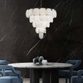 Kevin Aurora Round Chandelier Alabaster for Living Room Dining Table Chandelier Kevinstudiolives   