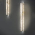 Kevin Flor Rectangular Modern Alabaster Wall Light Besides Bed Wall Light Fixtures Kevinstudiolives 23.6