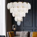 Kevin Aurora Round Chandelier Alabaster for Living Room Dining Table Chandelier Kevinstudiolives   