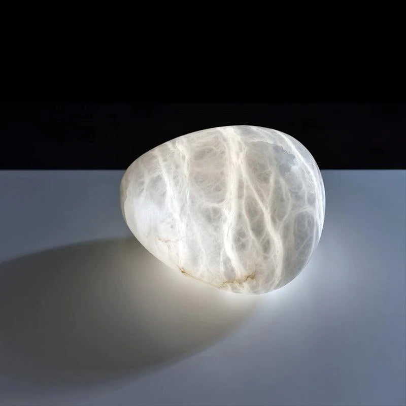 Kevin Laurel Handcrafted Alabaster Pendant Light, Natural Stone Lamp Pendant Light Kevinstudiolives   