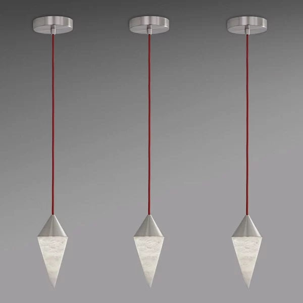 Kevin Hannah Alabaster Chandelier,  Simple Pendant Light Pendant Light Kevinstudiolives Small-9.62"  