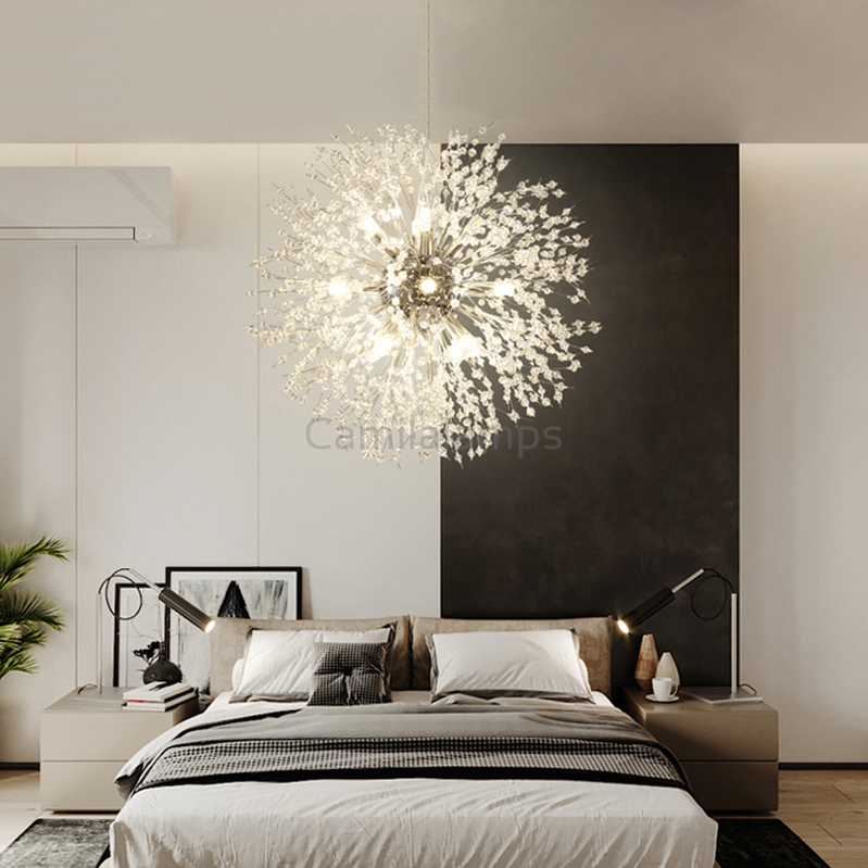 Dandelion Modern Crystal Pendant Light - Ineffable Lighting