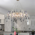 Avis Crystal Raindrop Branch Chandelier - Ineffable Lighting