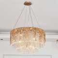 Round Multiple Tier Crystal Chandelier - Ineffable Lighting