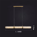 Kevin Alden Modern Linear Alabaster Chandelier Chandeliers, Dining Room Kevinstudiolives 55.12''L  