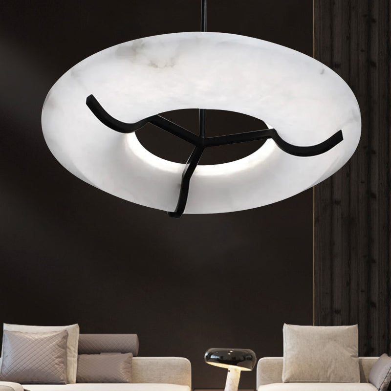 Kevin Isla Round Alabaster Dining Room Chandelier, Modern Lamp Chandelier Kevinstudiolives   