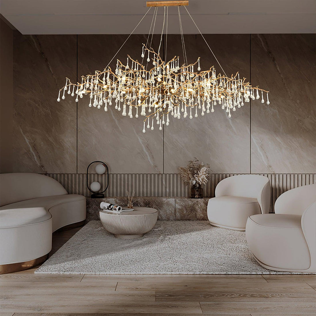 Drios Raindrop Chandelier