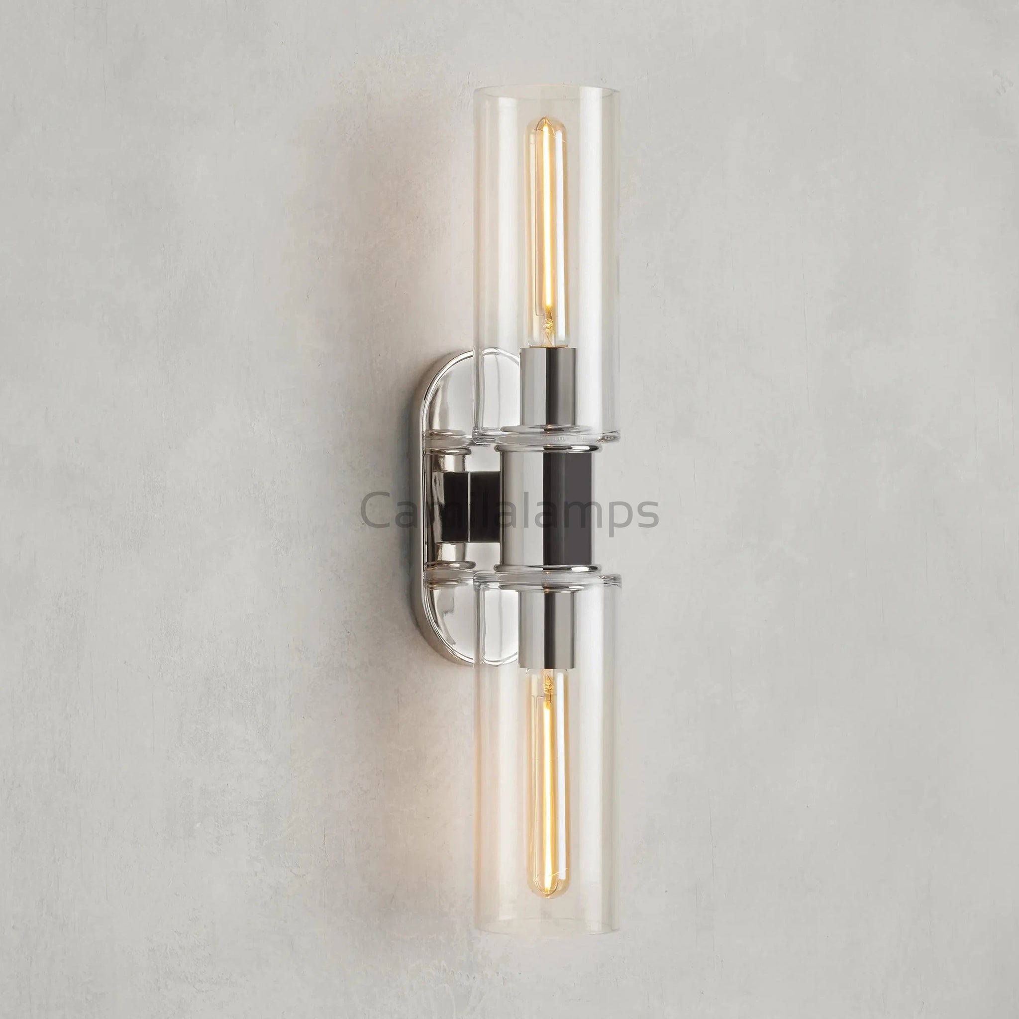 Harlin 2-Light Wall Sconce in Clear