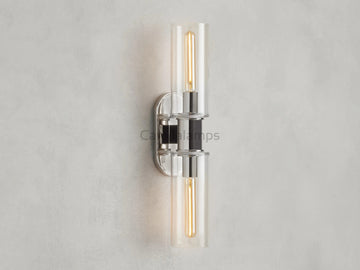 Harlin 2-Light Wall Sconce in Clear