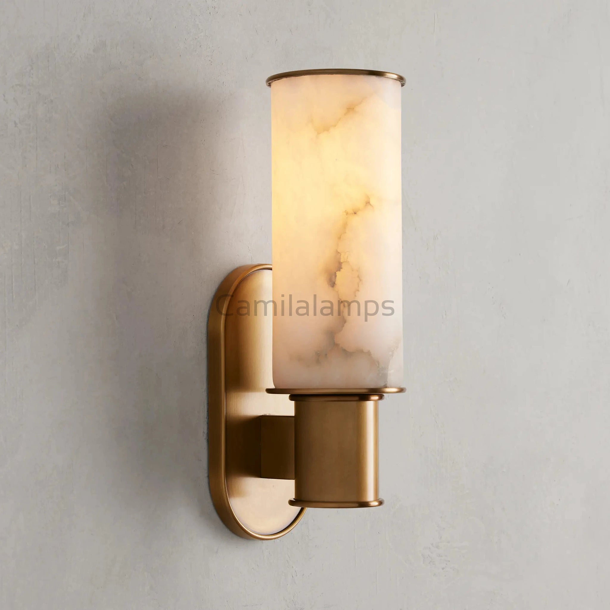 Harlin Wall Sconce in Alabaster