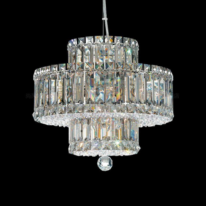 Harriet Modern Luxury Layered Crystal Chandelier - Ineffable Lighting