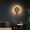 Galisa Modern Rock Crystal Wall Ring Wall Sconce Besides Bed Wall Sconce Kevin Studio Inc 9.8