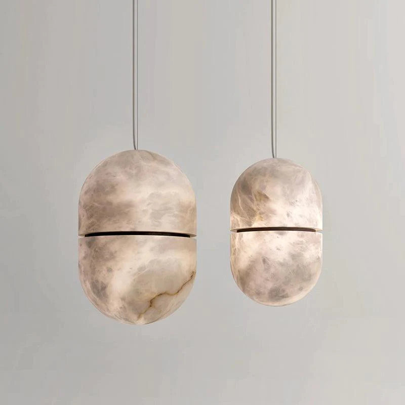 Kevin Alabaster Symmetry Pendant Light, Island Mini Pendant Light  Kevinstudiolives Small-5.9" D  