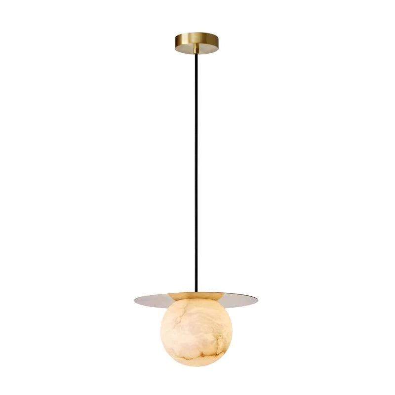 Kevin Boris Spanish Alabaster Bedside Pendant Pendant Light Kevinstudiolives   