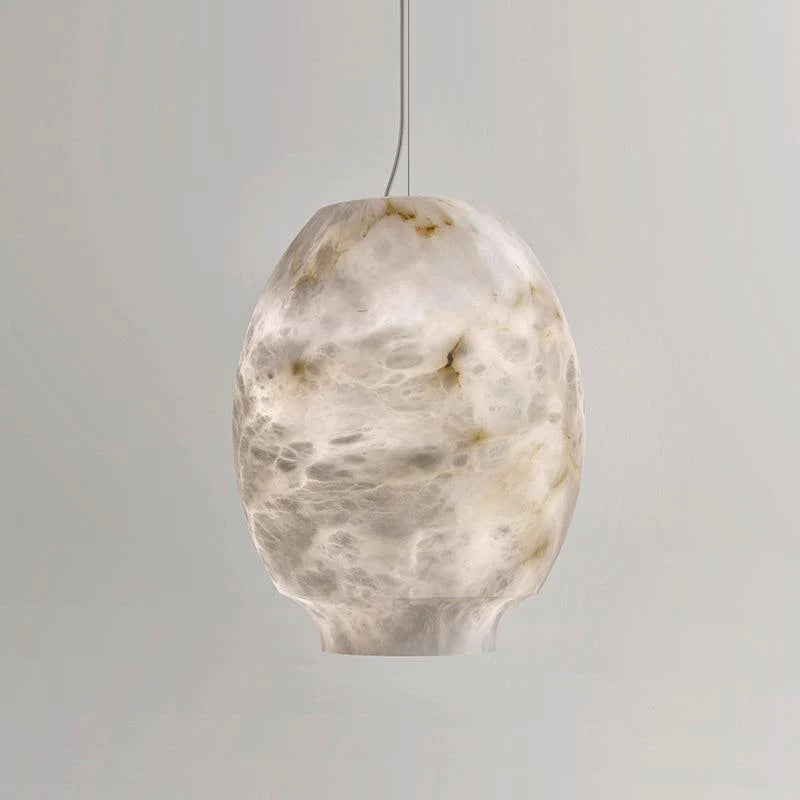 Jomar Alabaster Lantern Pendant Light, Bar Pendant Light  Kevinstudiolives   