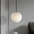 Kevin Hansa Alabaster Ball Pendant Light, Island Mini Pendant Light  Kevinstudiolives 5