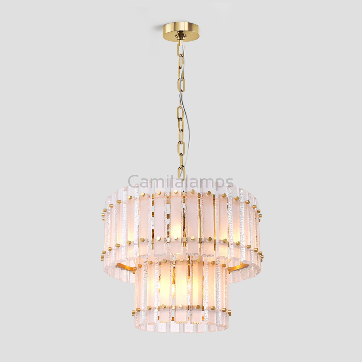 Getfit Classical Round Glass Chandelier