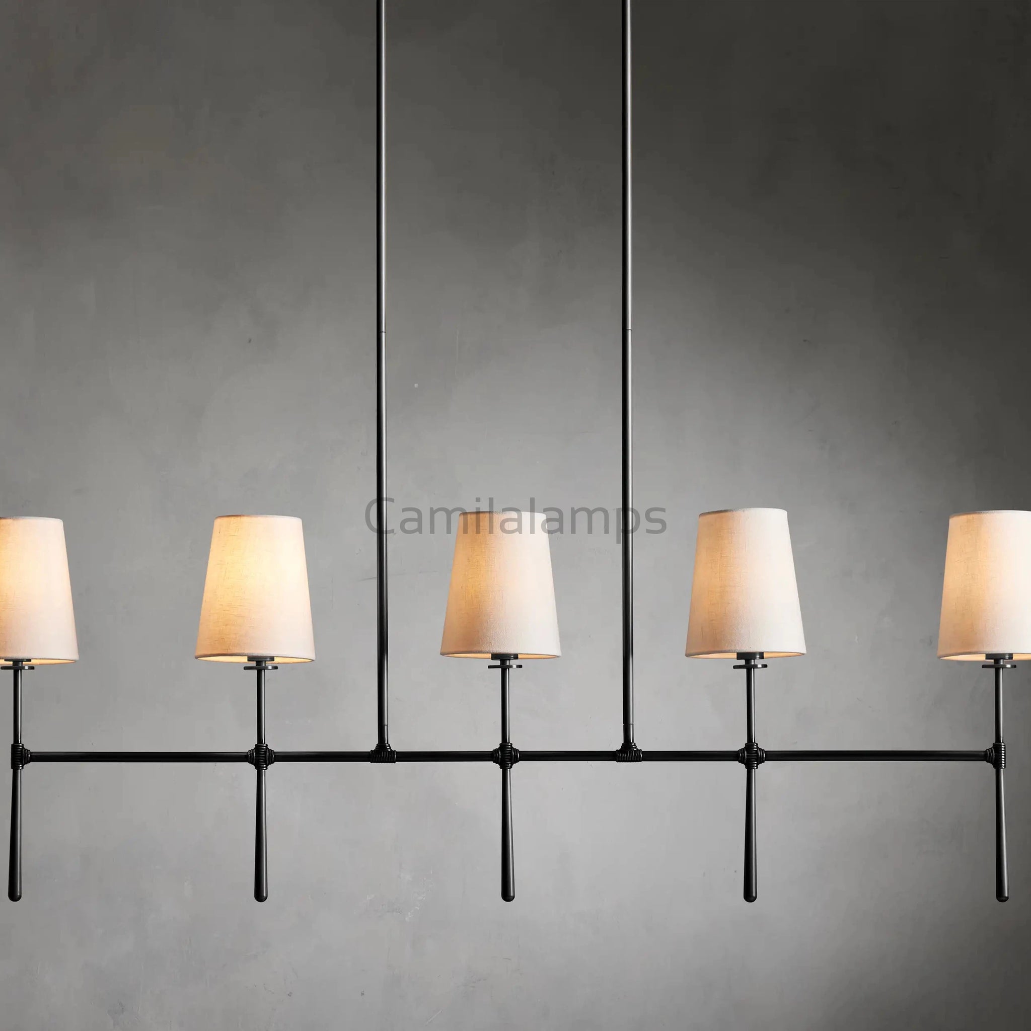 Rhodes Linear Chandelier 5/6 Light