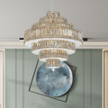 Harriet Modern Luxury Multi-layer Crystal Chandelier - Ineffable Lighting