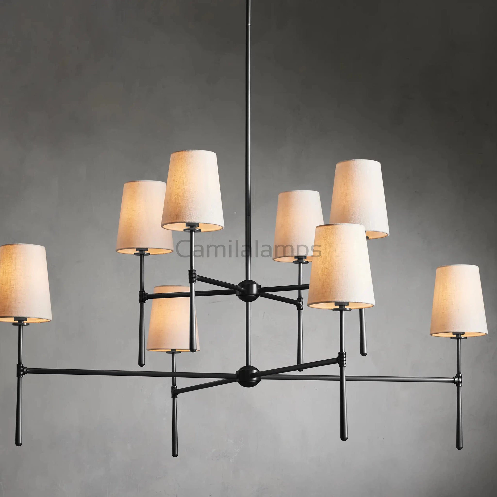 Rhodes 2-Tier Round Chandelier