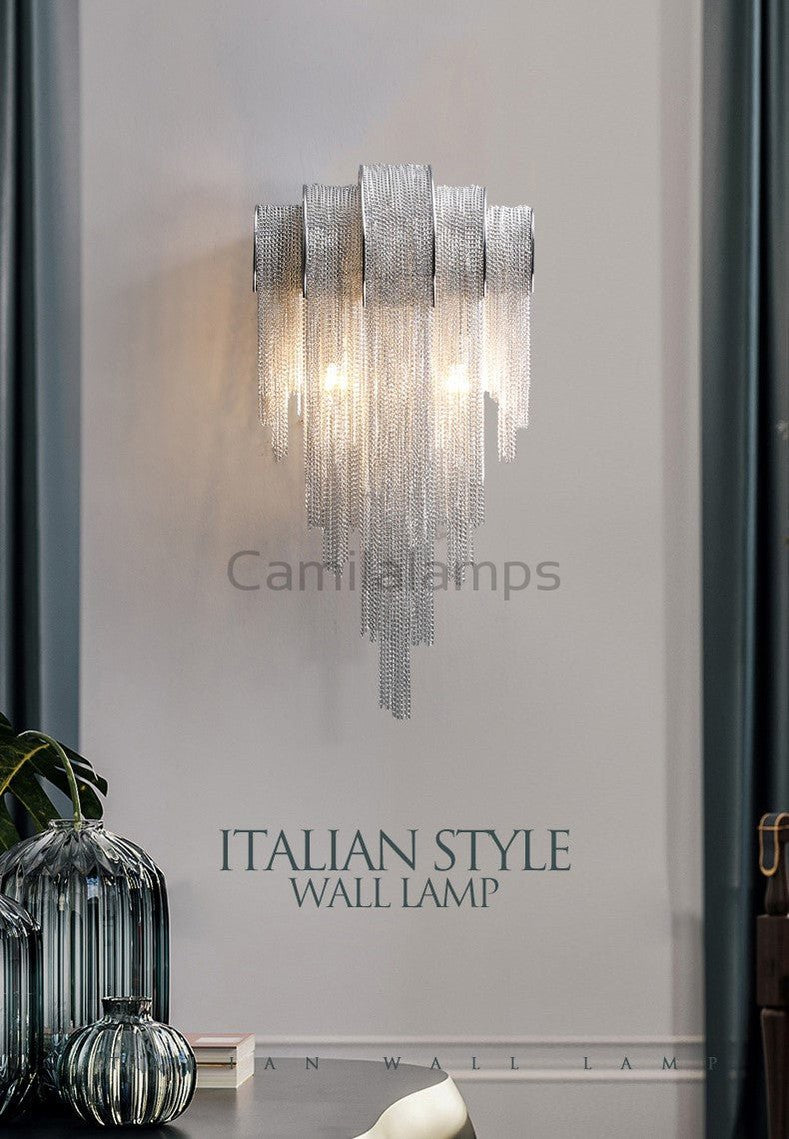 Blushlighting? Luxury Tassel Wall Lamp in Italian Style for Living Room, Bedroom image | luxury lighting | luxury wall lamps