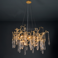 Cecily Modern Crystal  Branch Chandelier - Ineffable Lighting