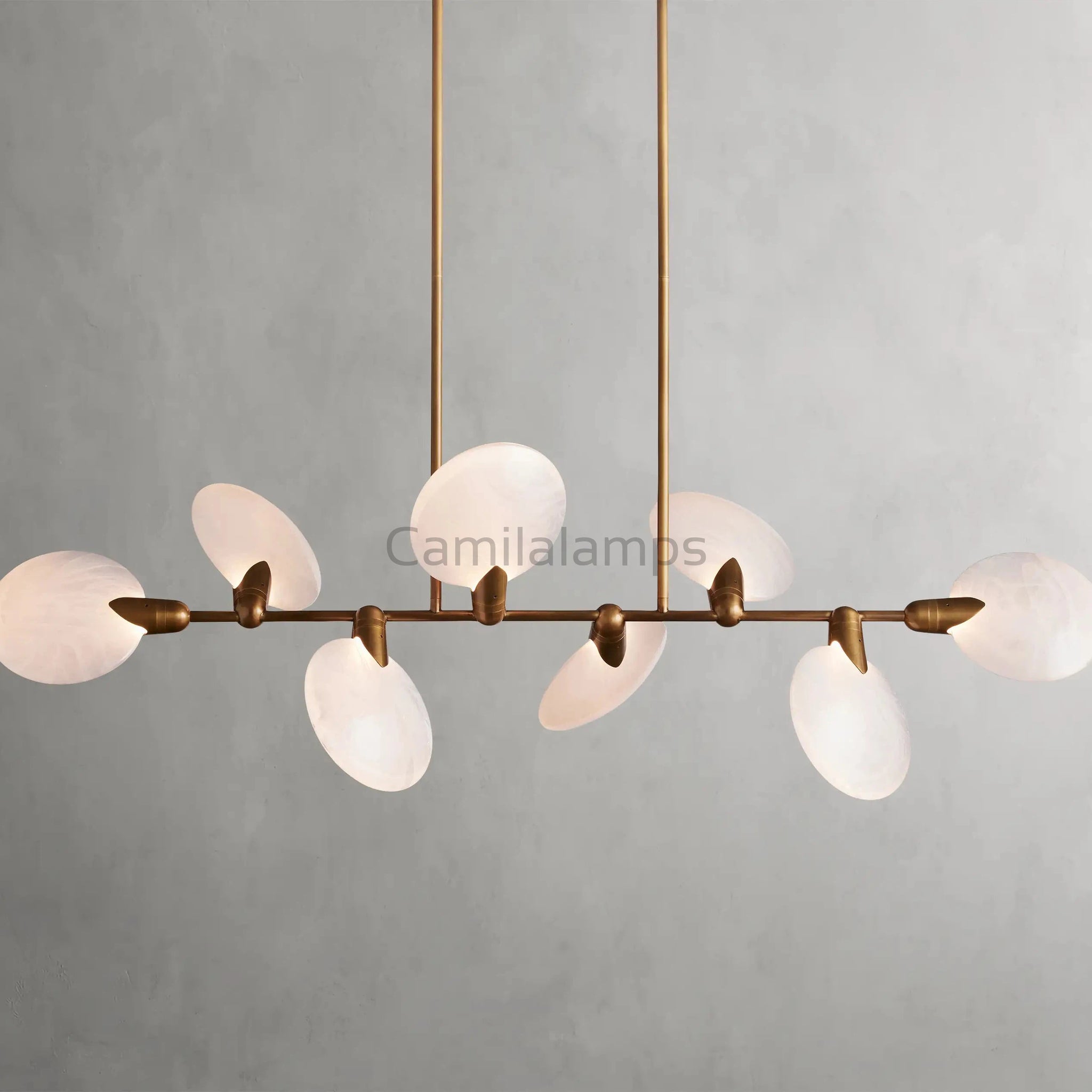 Lyla Linear Chandelier 62"74"