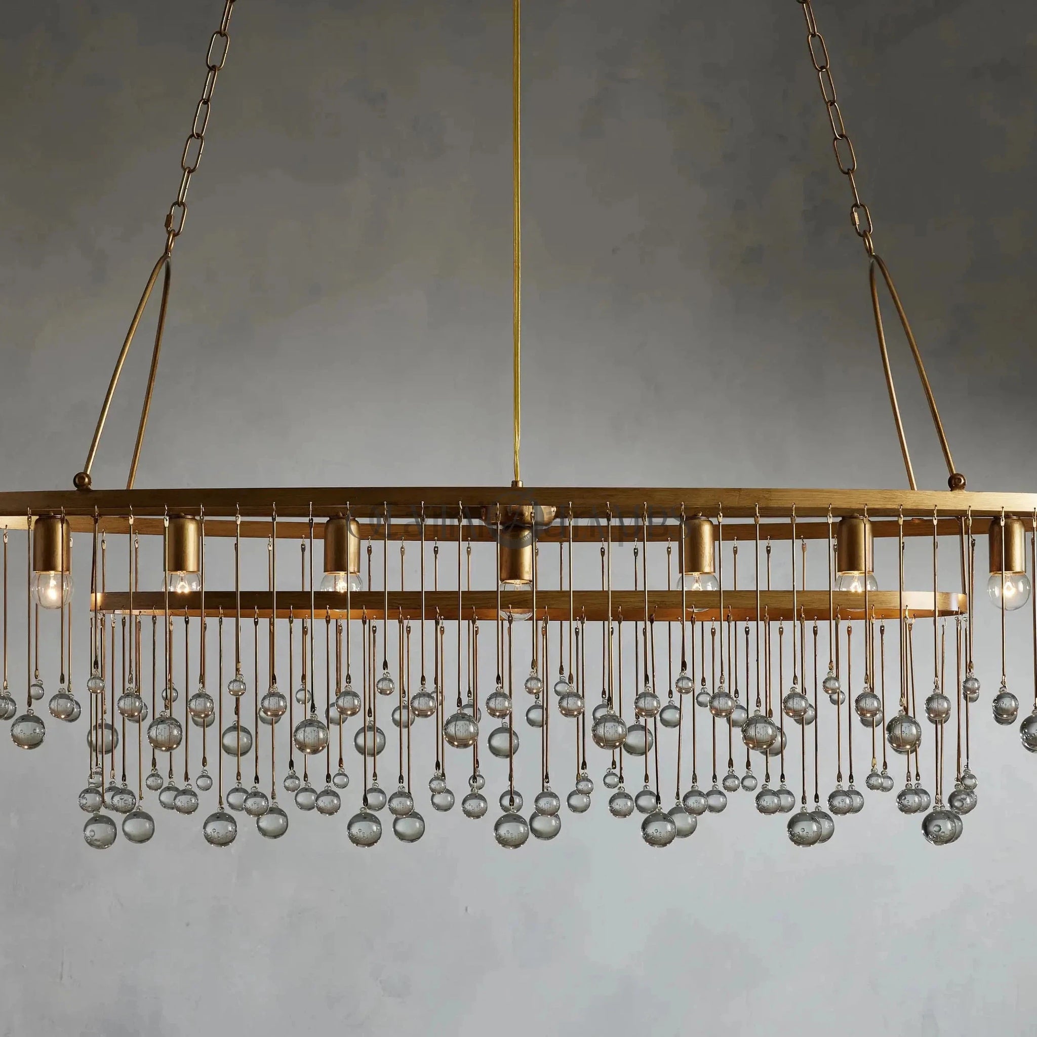 Aubrey Rectangular Chandelier 47''60''