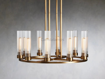 Andreas Round Chandelier 10/12 Light