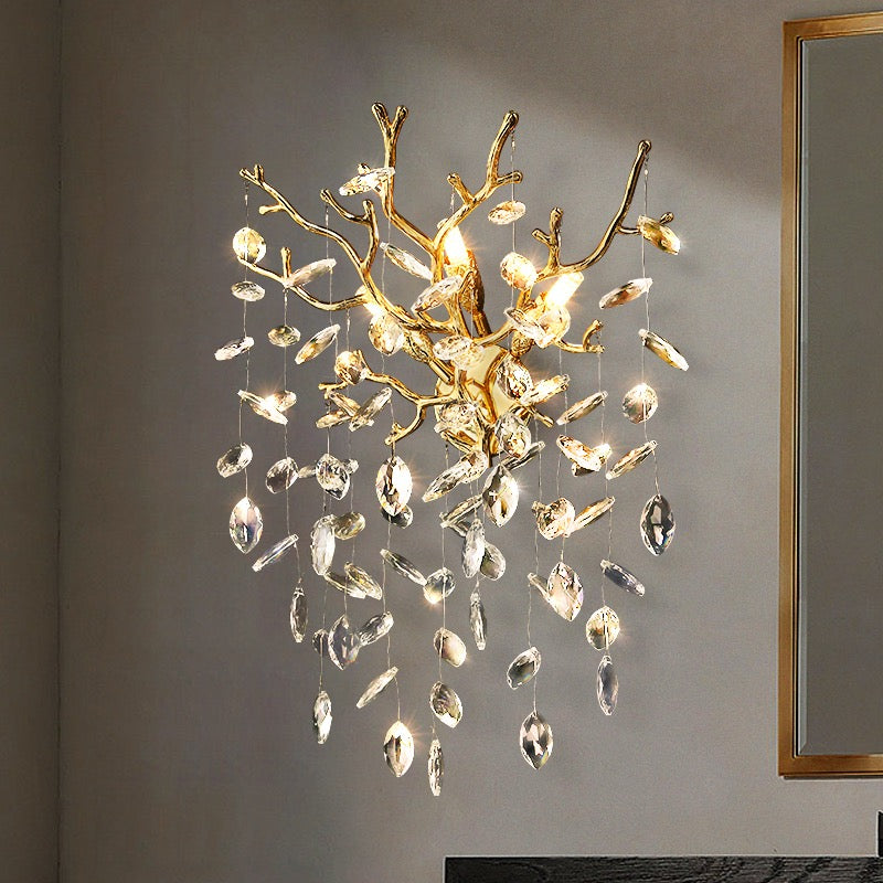 Kevin Helios Modern Stylish  Crystal Wall Sconce For Bedroom, Living Room Wall Sconce Kevinstudiolives   