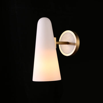 Camila Porcelain Single Shad Wall Sconce