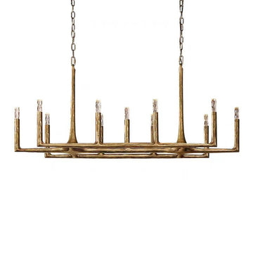 Avarital Forged Linear Chandelier 54" 72" 96" & Pendant