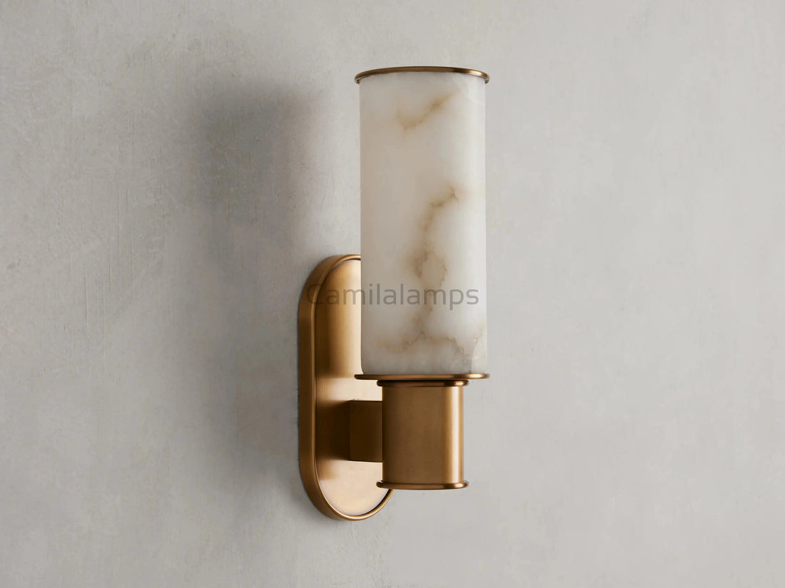 Harlin Wall Sconce in Alabaster