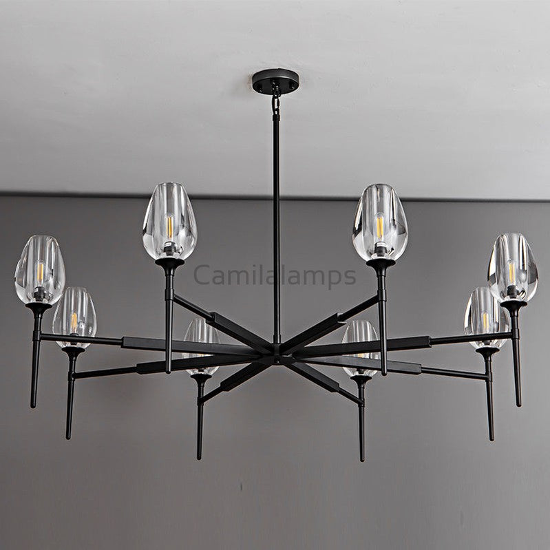 Tulipe Round Chandelier 27''42''54''