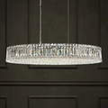 Harriet Modern Oval Crystal Chandelier - Ineffable Lighting