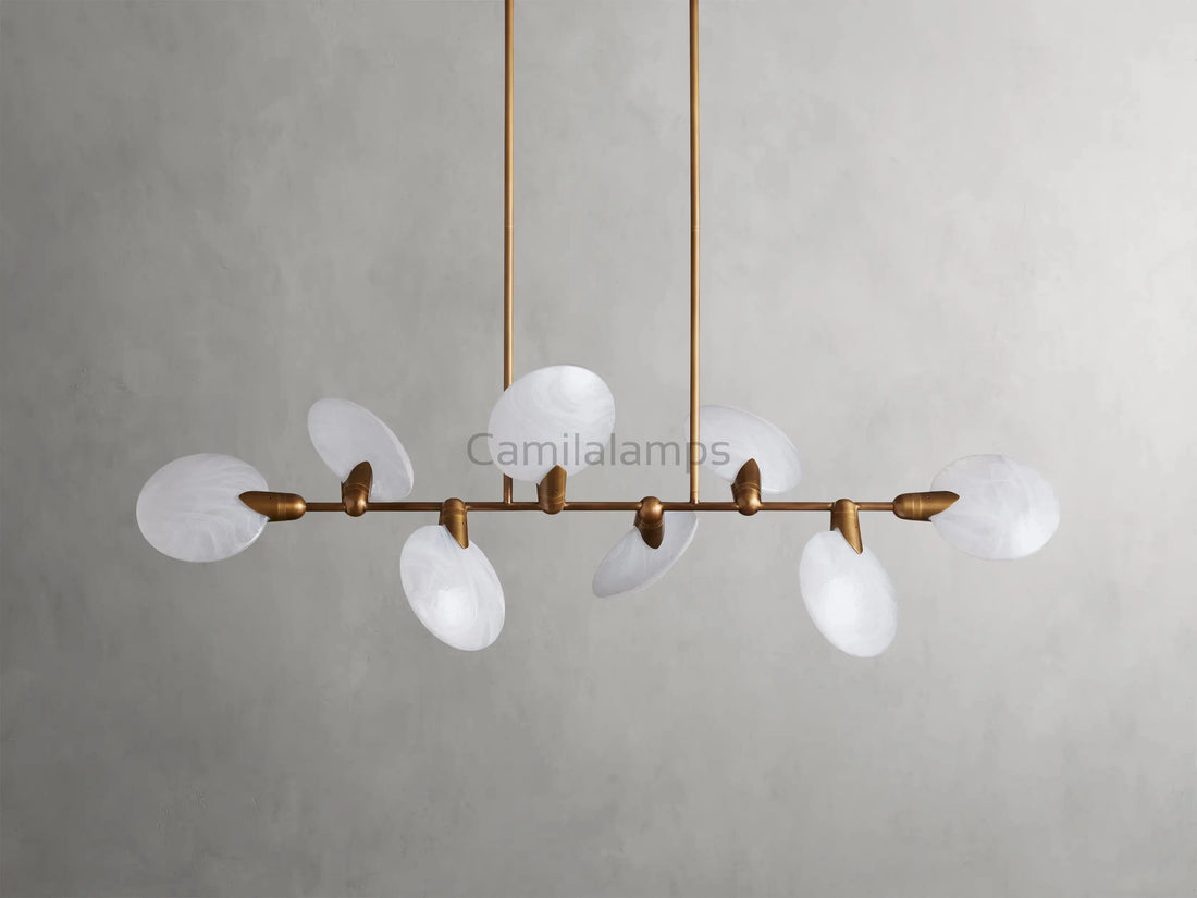 Lyla Linear Chandelier 62"74"