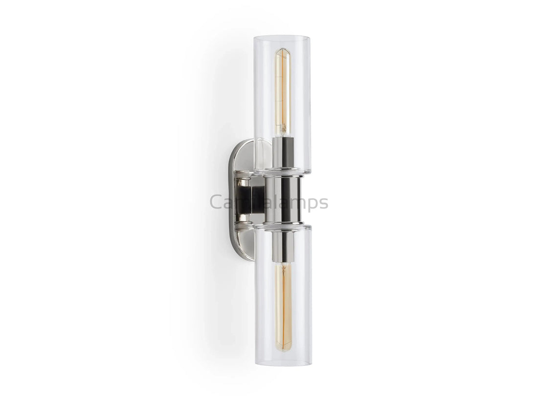 Harlin 2-Light Wall Sconce in Clear