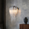 Modern Aluminum Chain Tassel Wall Sconce - Ineffable Lighting