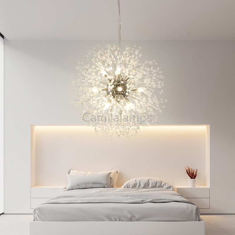 Dandelion Modern Crystal Pendant Light - Ineffable Lighting