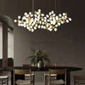 Modern Artistic Linear Grape Chandelier - Ineffable Lighting