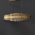 Clemo Island Gold Chandelier In Stainless Steel - Ineffable Lighting