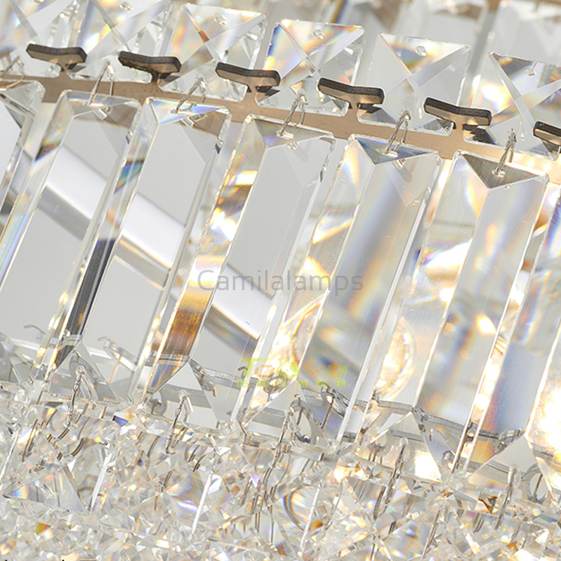 Harriet Modern Luxury Multi-layer Crystal Chandelier - Ineffable Lighting