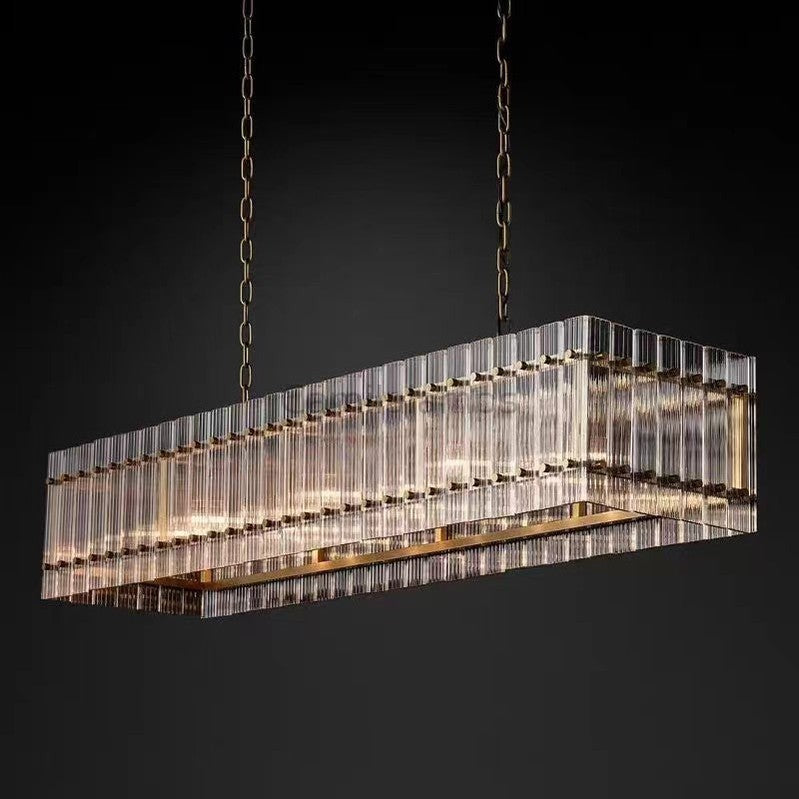 Marcus  Rectangle Chandelier 72"