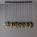 Modern Linear Chandelier For Dining Room