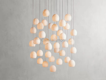 Maeva Round Chandelier 3/7/15/36 Light